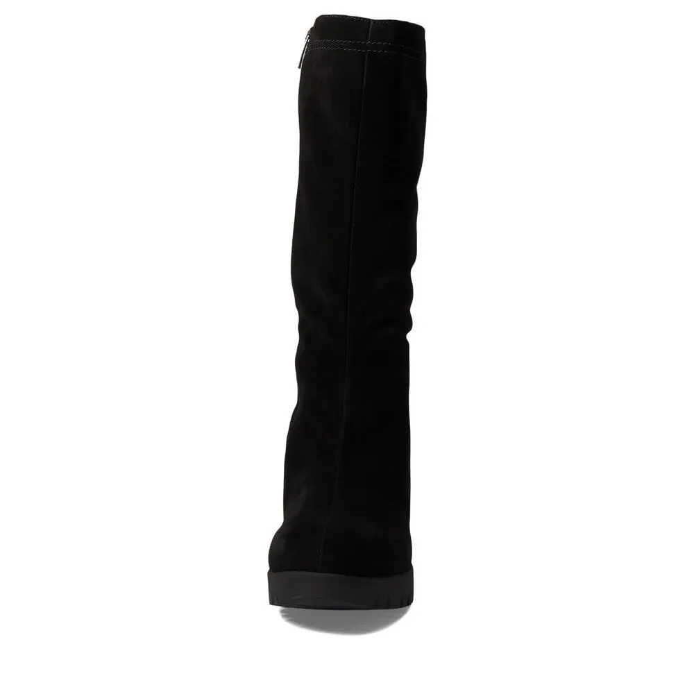 LA CANADIENNE TOVA BLACK SUEDE 7.5 M (B)